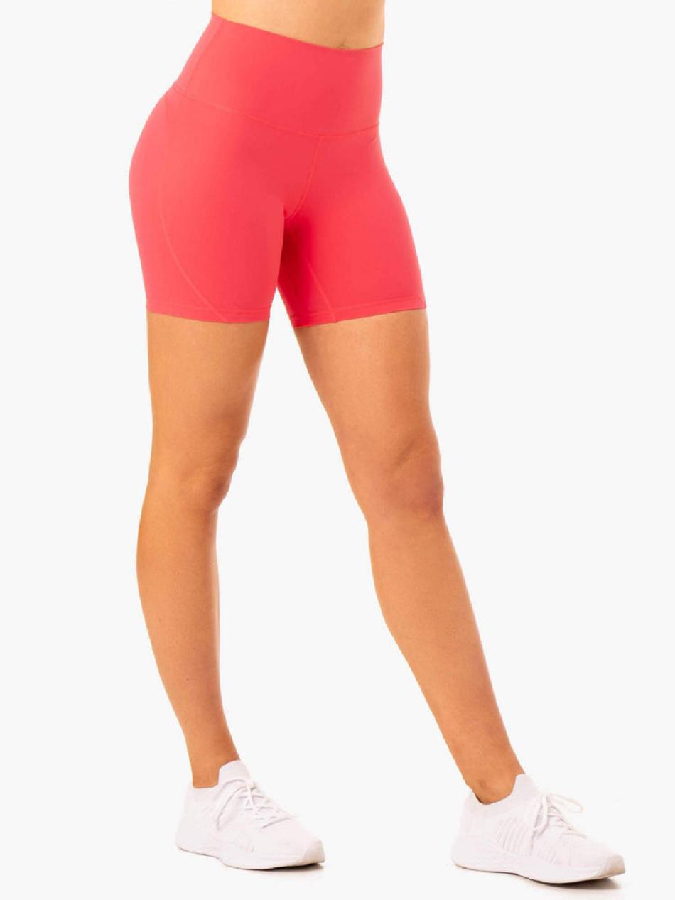 Pink Women's Ryderwear NKD Align Shorts | 56YR86049