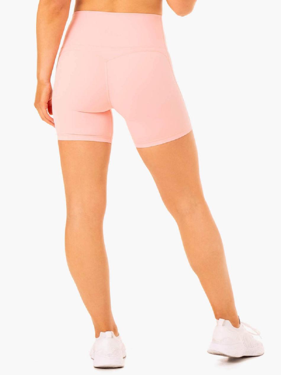 Pink Women's Ryderwear NKD Align Shorts | GB4945568