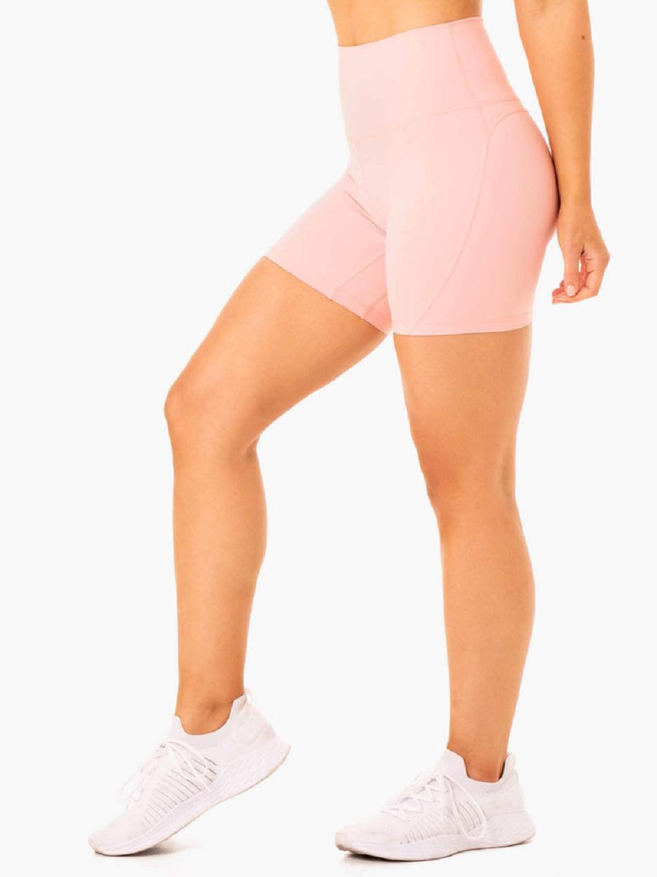 Pink Women's Ryderwear NKD Align Shorts | GB4945568