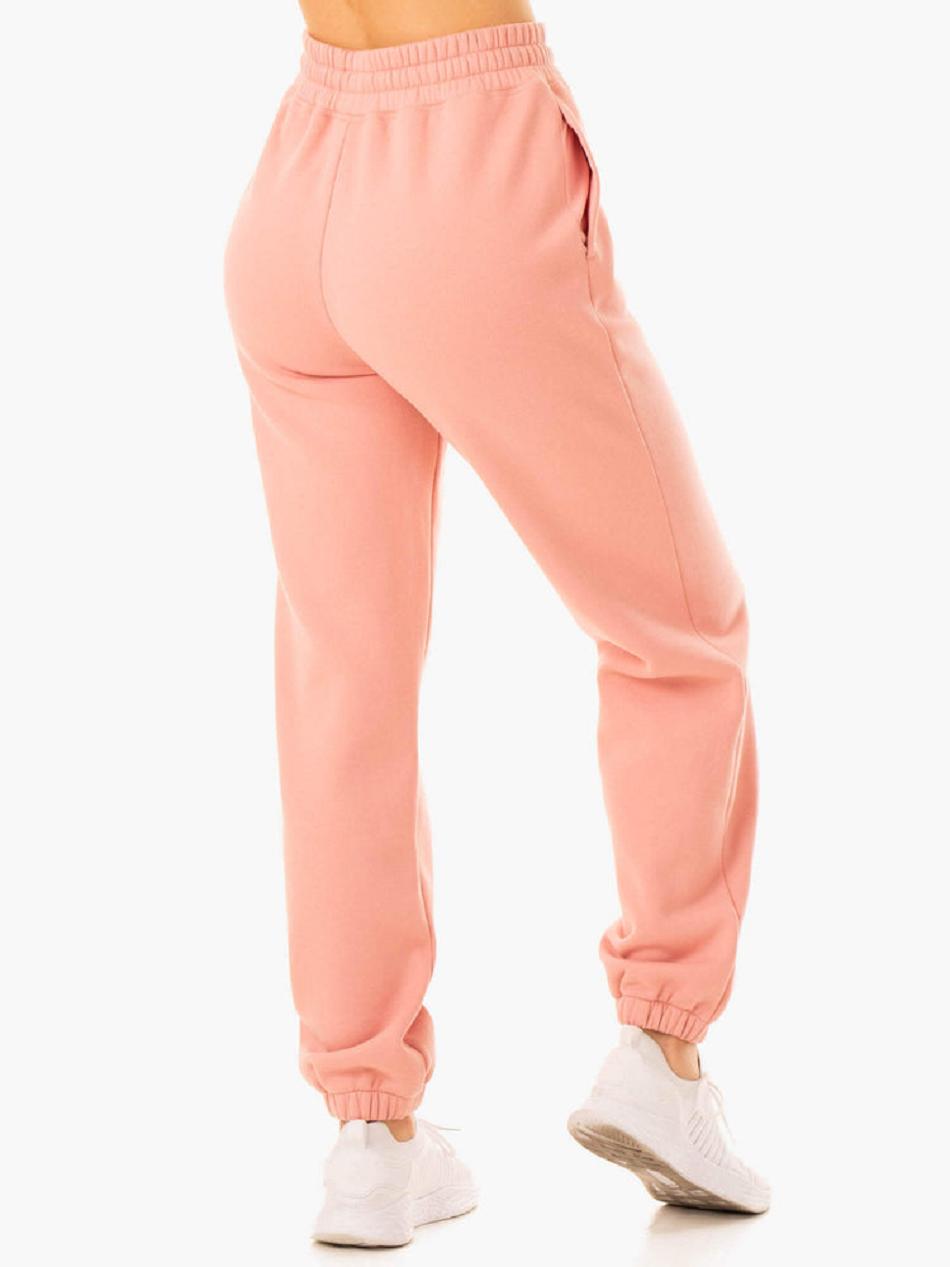 Pink Women's Ryderwear Revival High Waisted Track Pants | 67U7471357