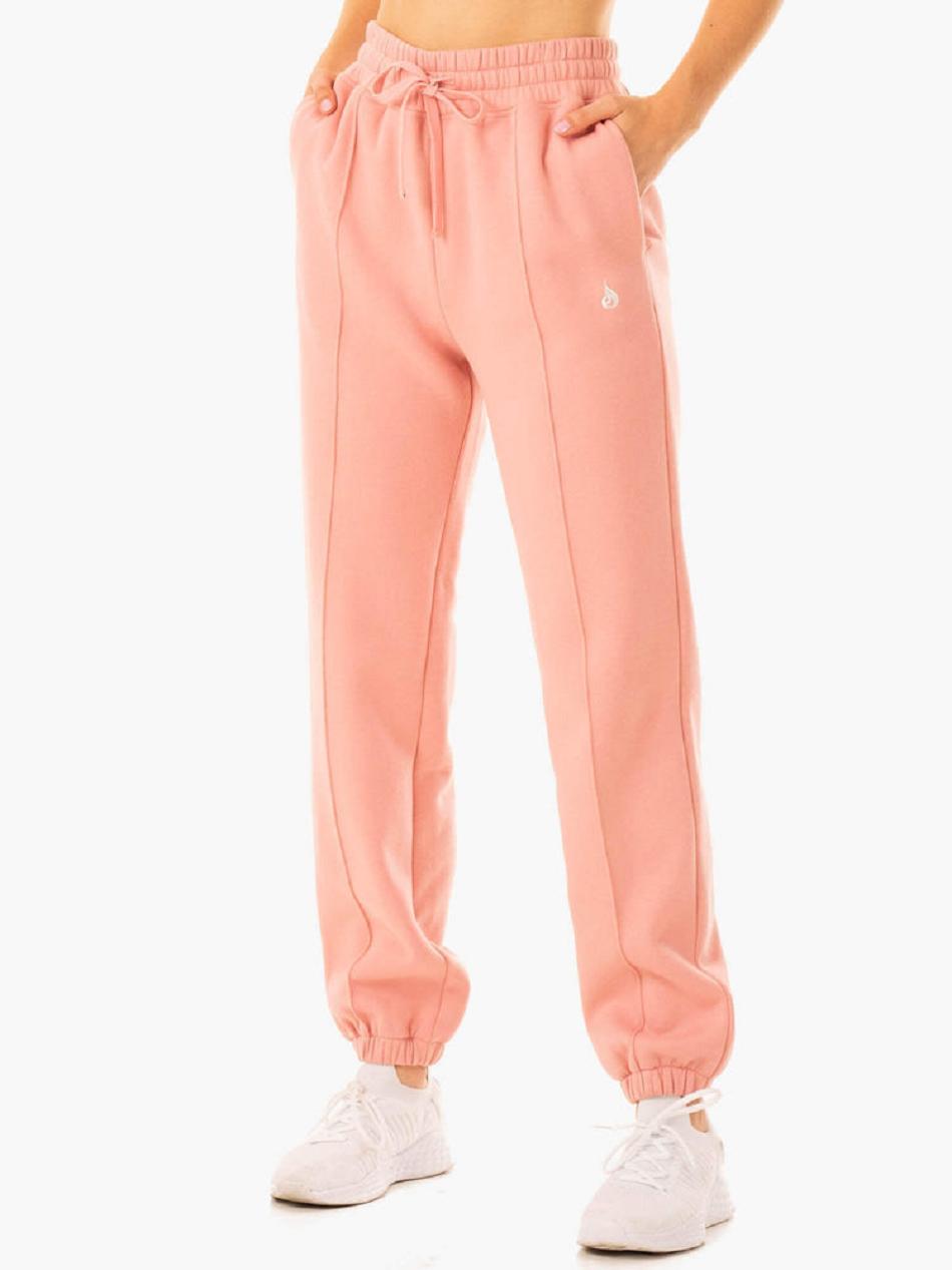 Pink Women\'s Ryderwear Revival High Waisted Track Pants | 67U7471357