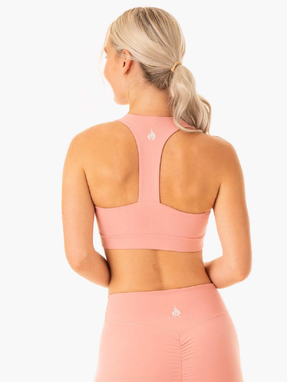 Pink Women's Ryderwear Revival Sports Bras | BG5376405