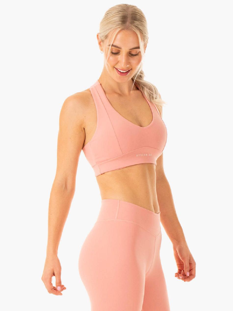 Pink Women's Ryderwear Revival Sports Bras | BG5376405