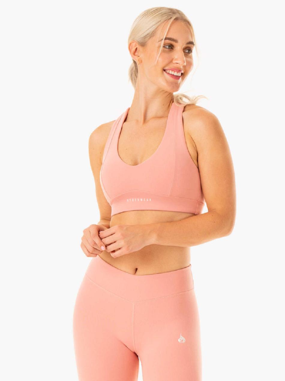 Pink Women's Ryderwear Revival Sports Bras | BG5376405