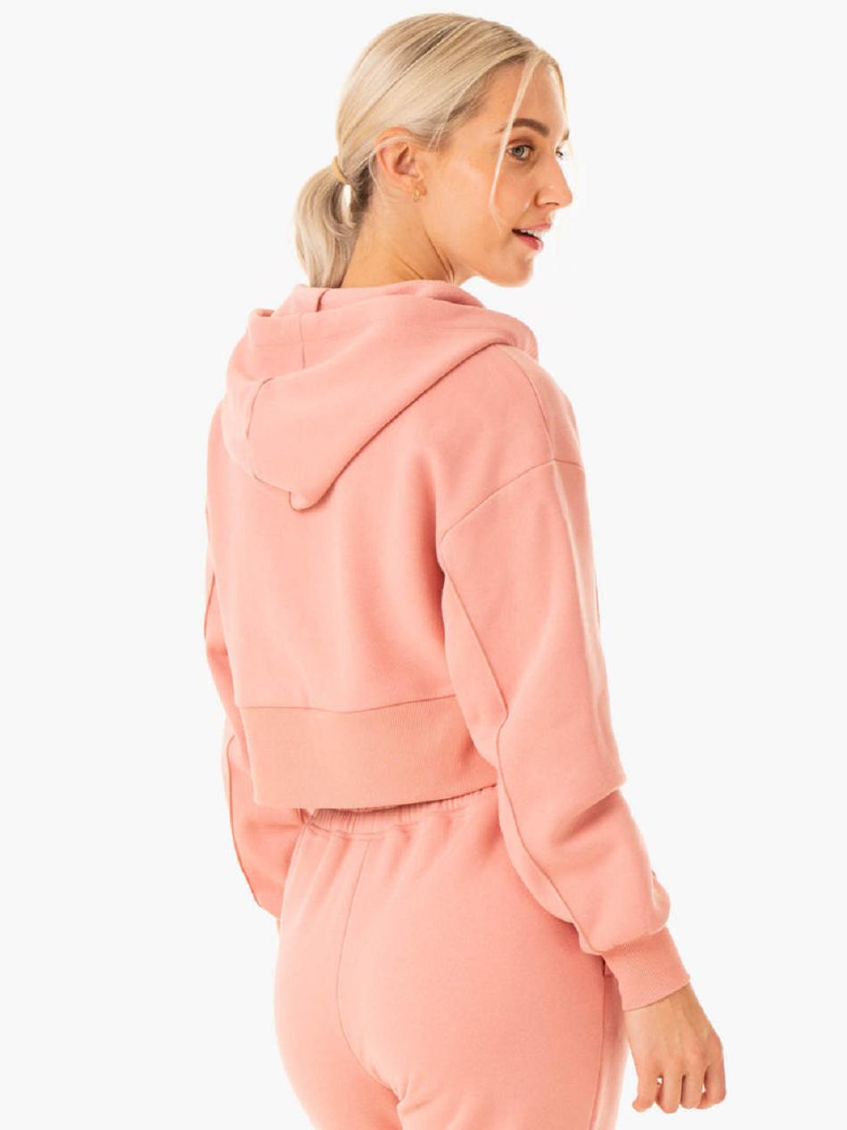 Pink Women's Ryderwear Revival Zip Up Jacket Top | 113T86093