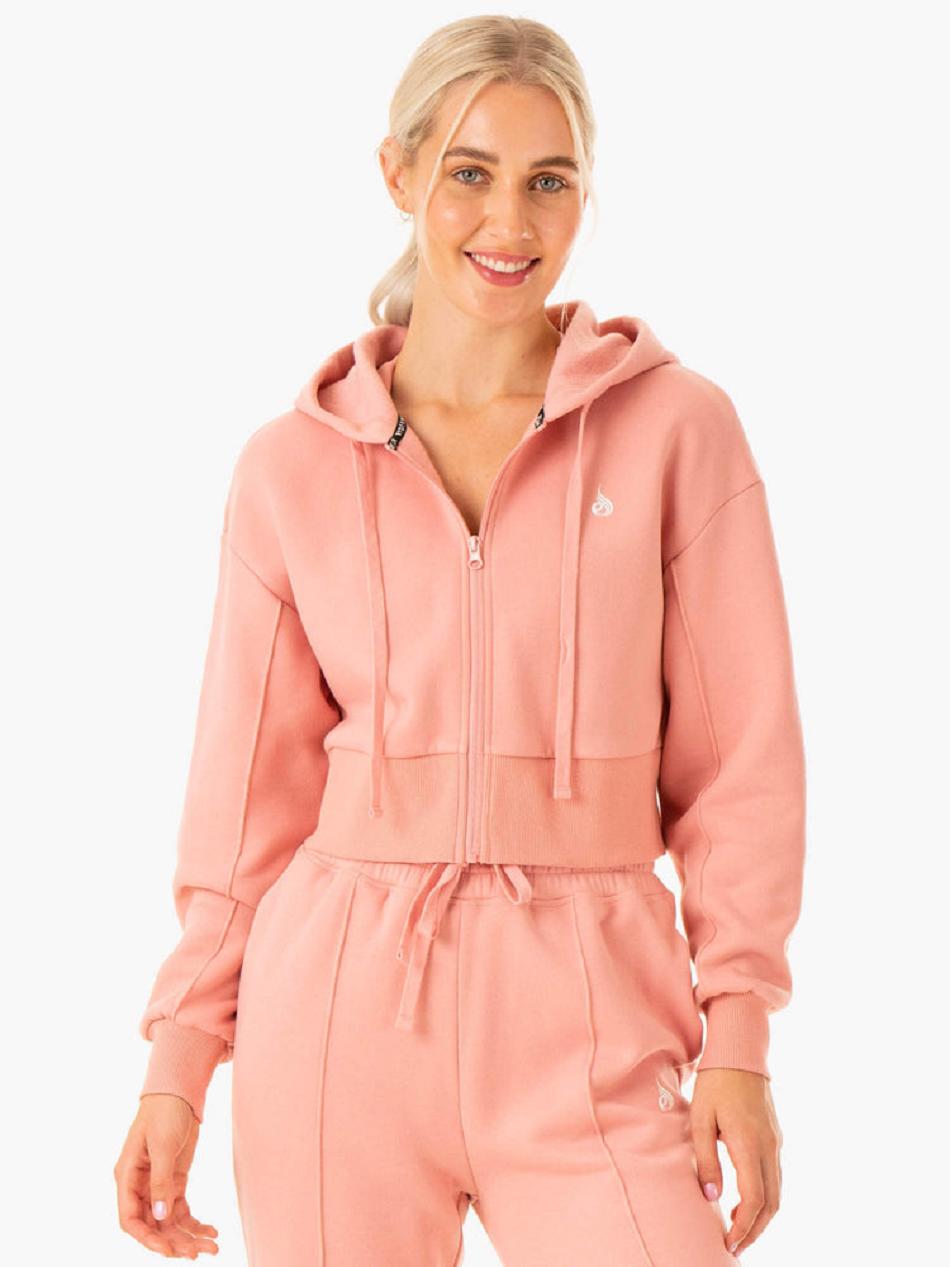 Pink Women\'s Ryderwear Revival Zip Up Jacket Top | 113T86093