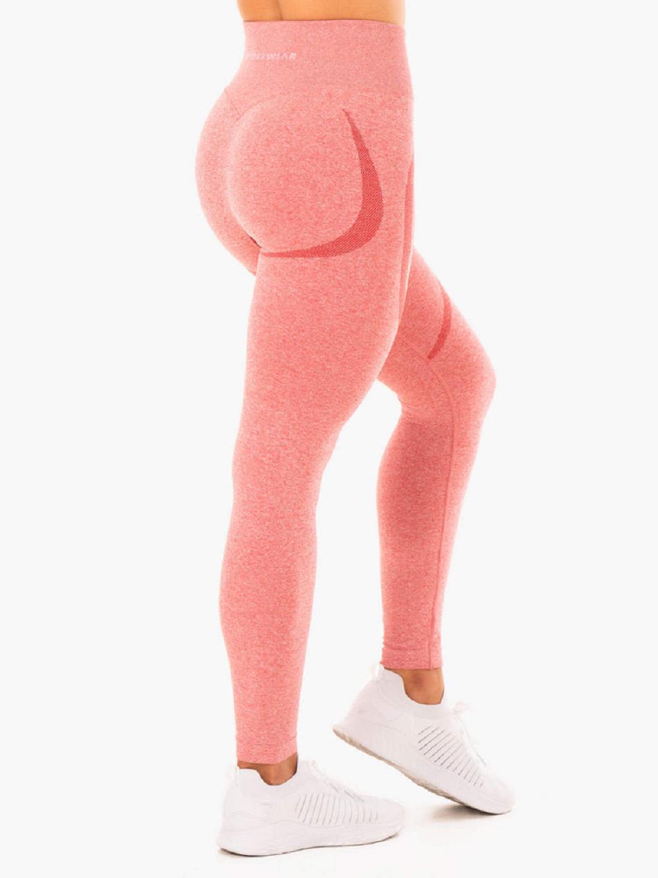 Pink Women's Ryderwear Sculpt Leggings Seamless | 48KR83939