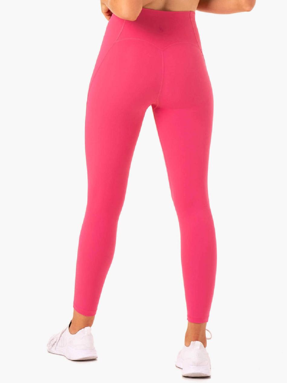 Pink Women\'s Ryderwear Sola High Waisted Leggings | 45HF35767