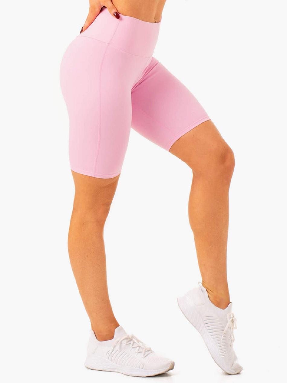 Pink Women's Ryderwear Staples Bike Shorts Scrunch Bum | ES4546769