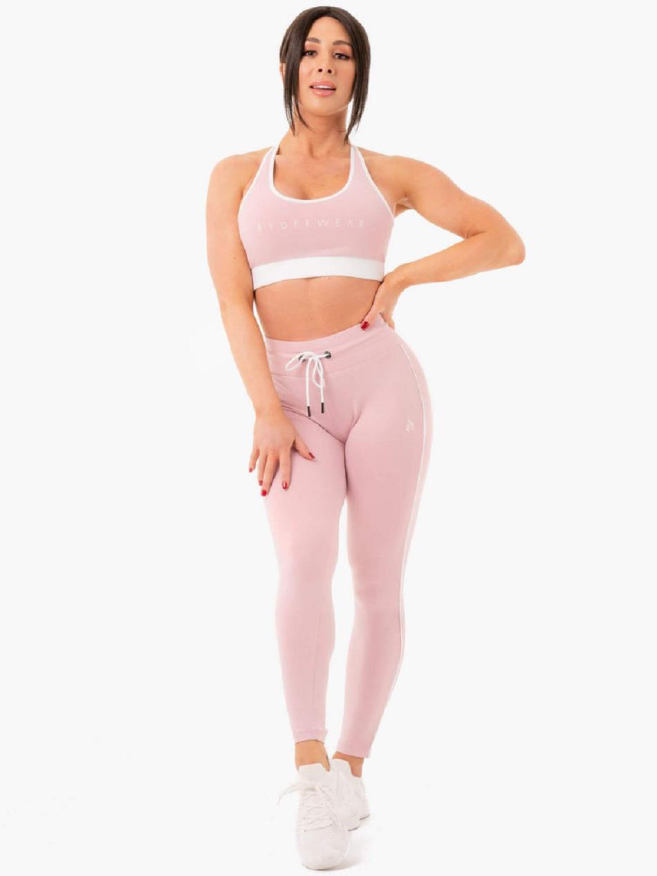 Pink Women's Ryderwear Track Sports Bras | RFD66353