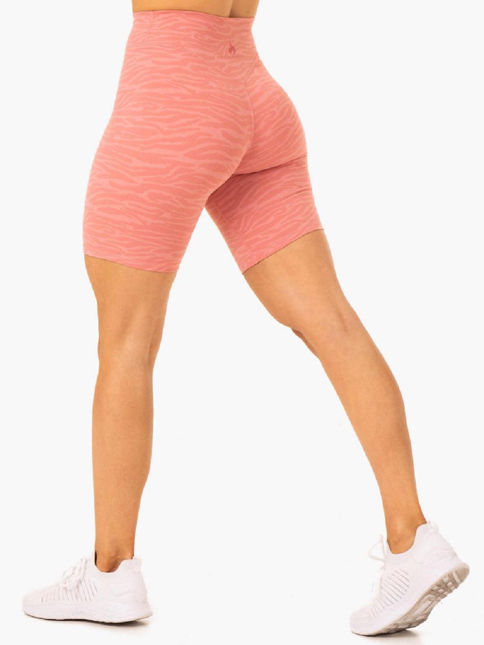 Pink Women\'s Ryderwear Transform Mid Length Shorts | 50FV93522