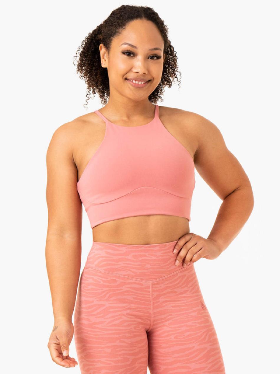 Pink Women's Ryderwear Transform Reversible Sports Bras | 115J40776