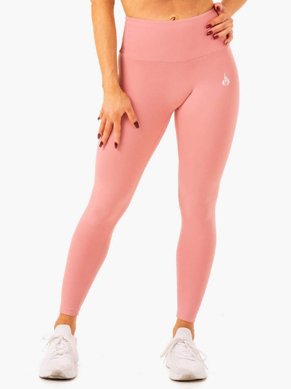 Pink Women's Ryderwear Vital High Waisted Leggings Scrunch Bum | 95Y68501