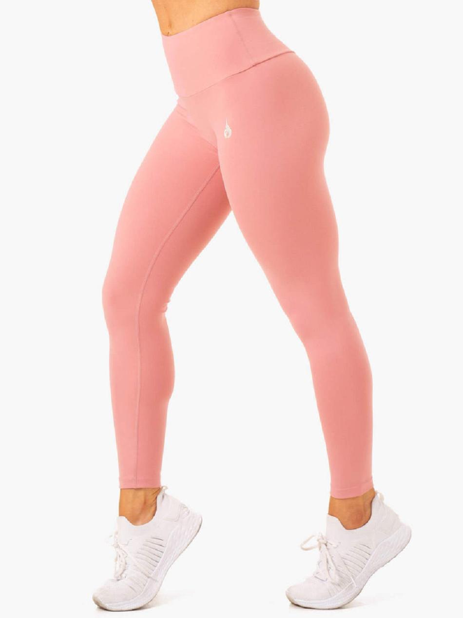 Pink Women's Ryderwear Vital High Waisted Leggings Scrunch Bum | 95Y68501