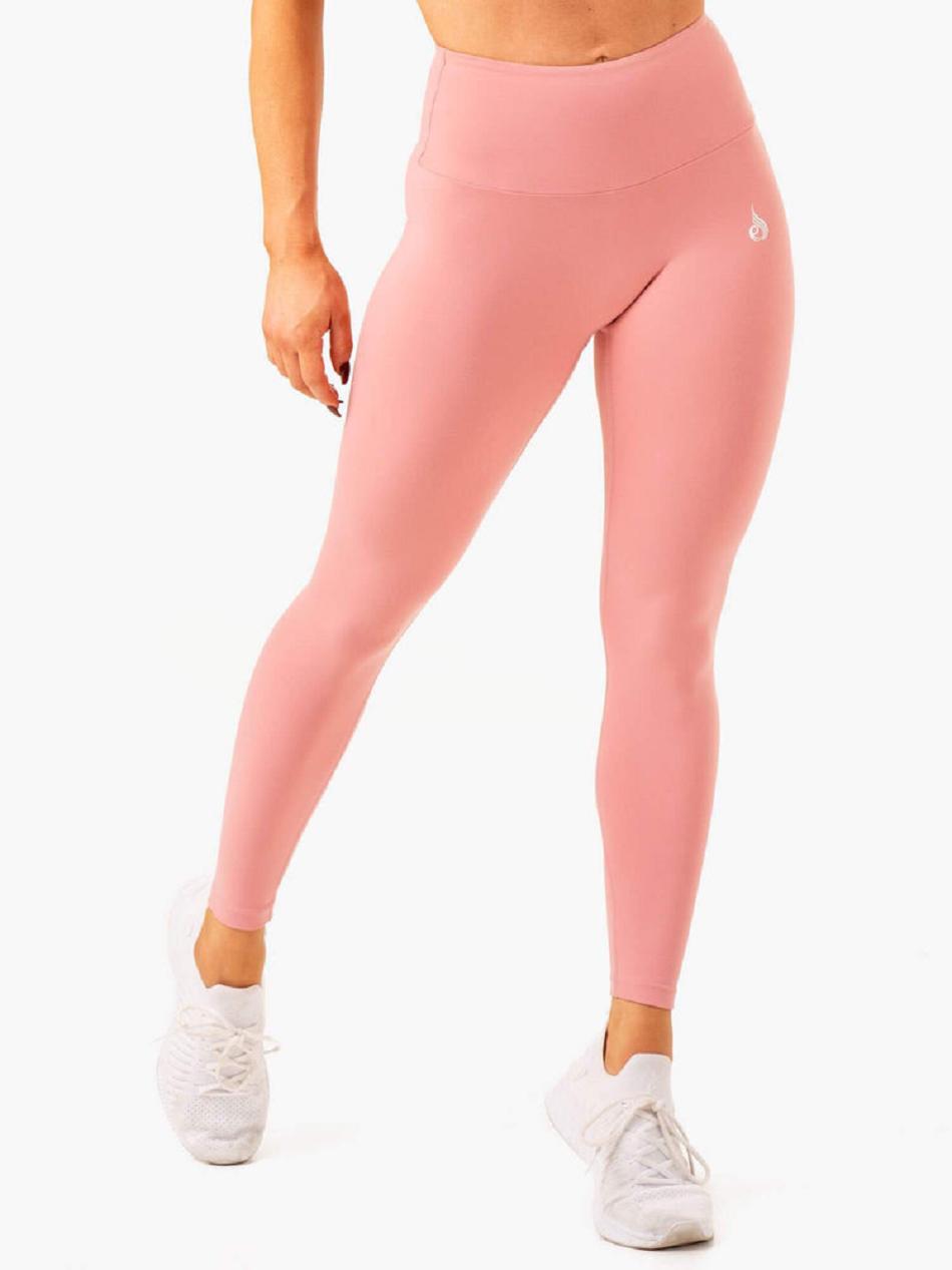 Pink Women\'s Ryderwear Vital High Waisted Leggings Scrunch Bum | 95Y68501