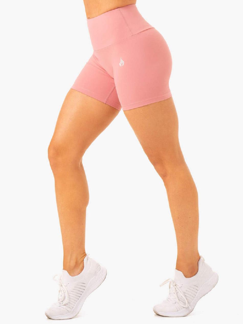 Pink Women\'s Ryderwear Vital Mid Length Shorts Scrunch Bum | 48GA35568