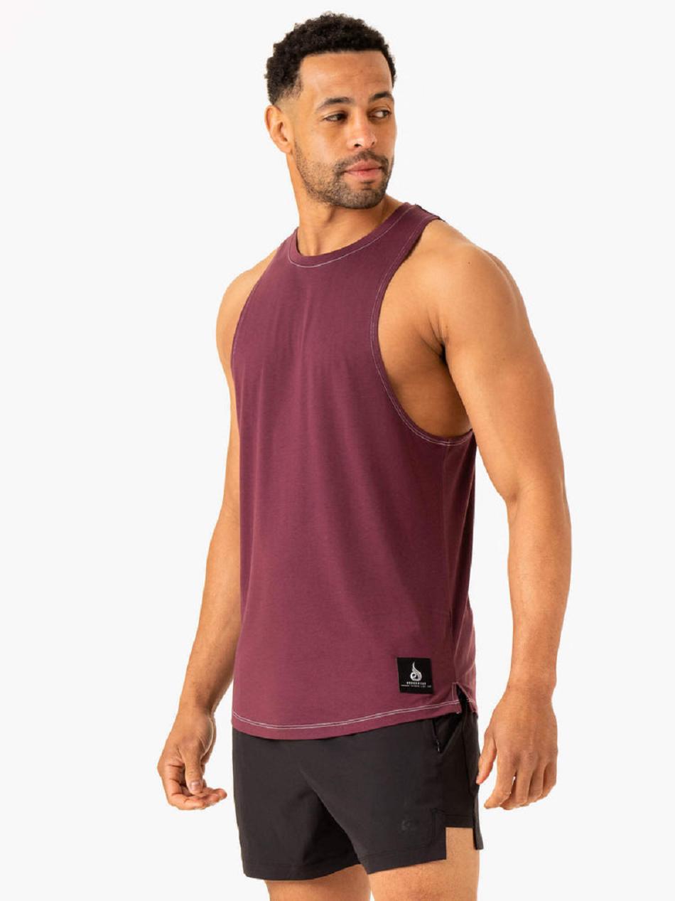 Purple Men's Ryderwear Vital Baller Tanks | 83YH83560