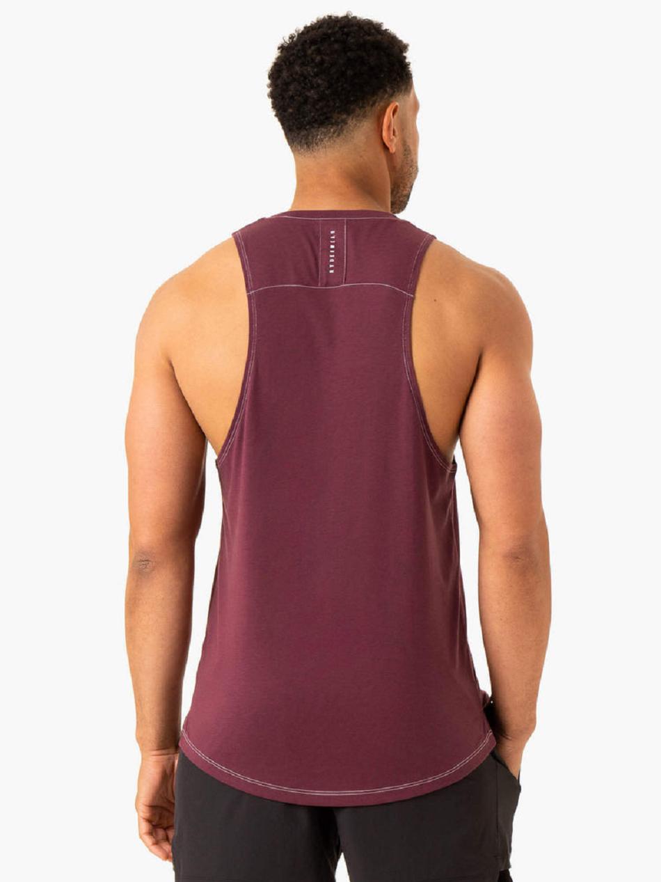 Purple Men's Ryderwear Vital Baller Tanks | 83YH83560