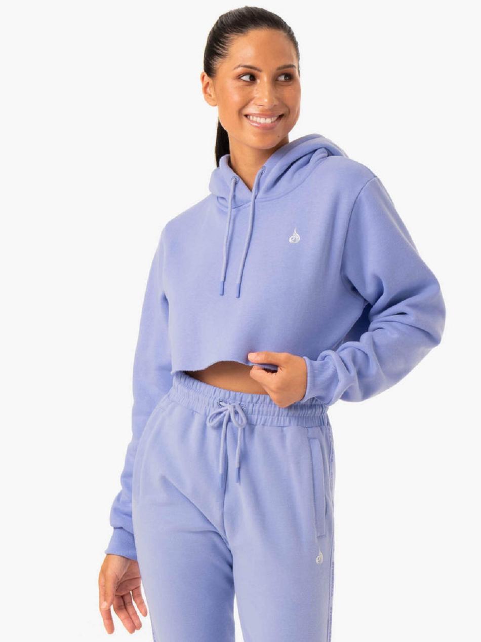 Purple Women's Ryderwear Base Pullover Hoodie Trackset | 126Y60718