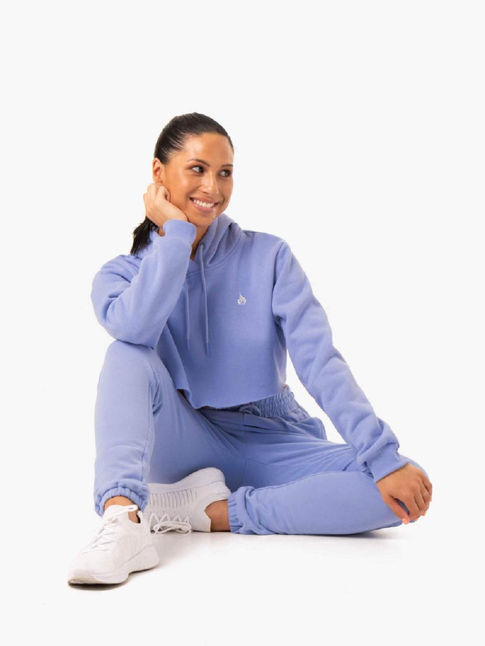 Purple Women's Ryderwear Base Pullover Hoodie Trackset | 126Y60718