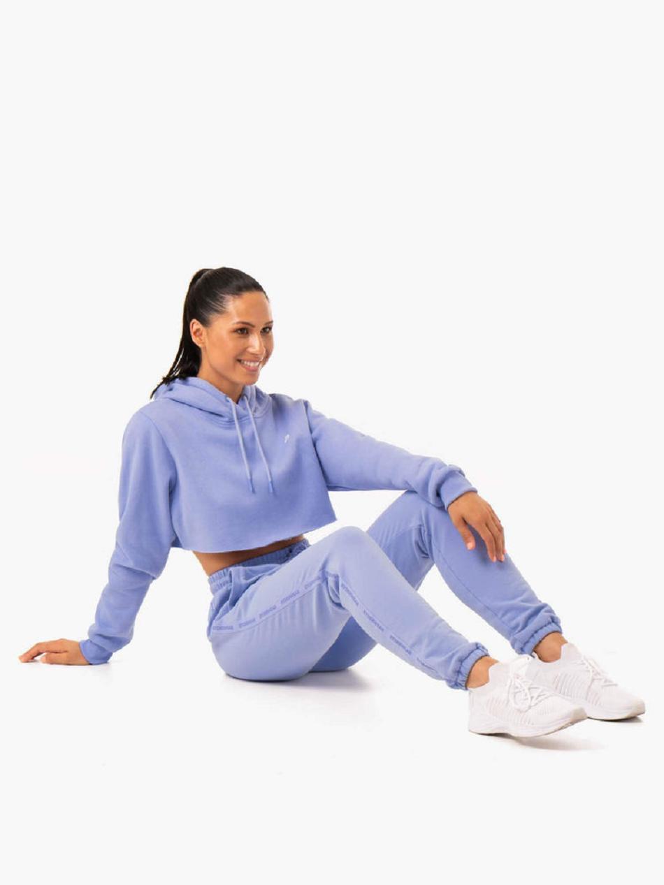 Purple Women\'s Ryderwear Base Pullover Hoodie Trackset | 126Y60718