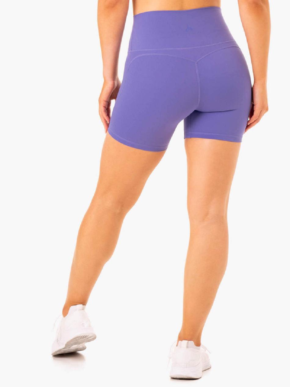 Purple Women's Ryderwear NKD Align Shorts | 51RC60838