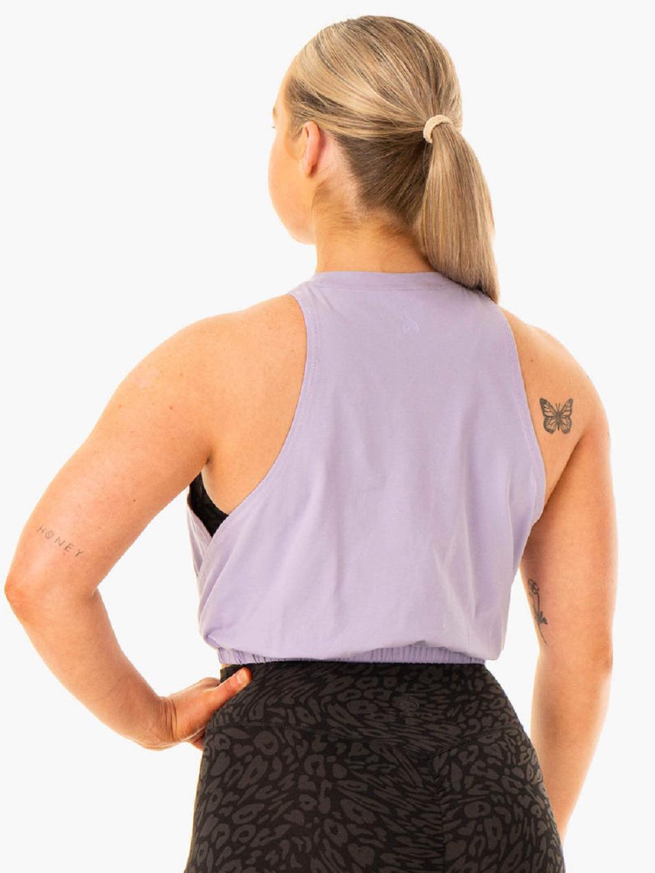 Purple Women's Ryderwear Rotation Tank Top | 5G6263155