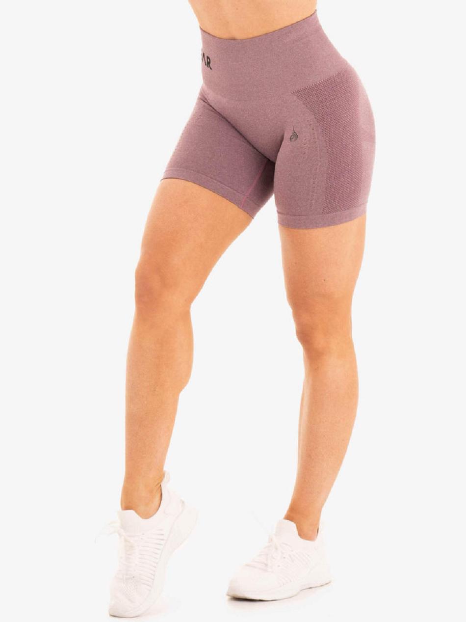 Purple Women\'s Ryderwear Seamless Staples Shorts | DF4796106