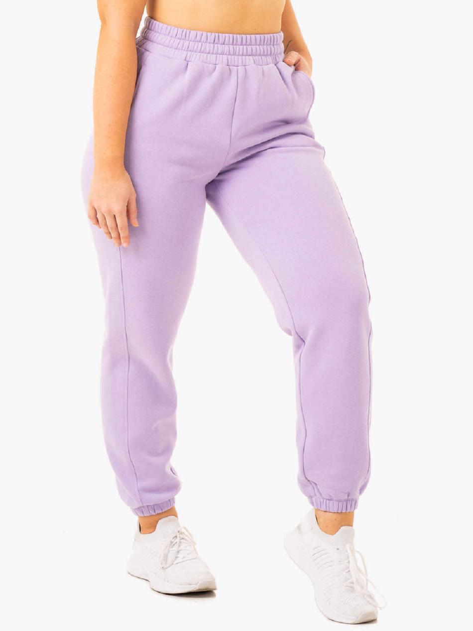 Purple Women's Ryderwear Sideline Track Pants | 79KR46285