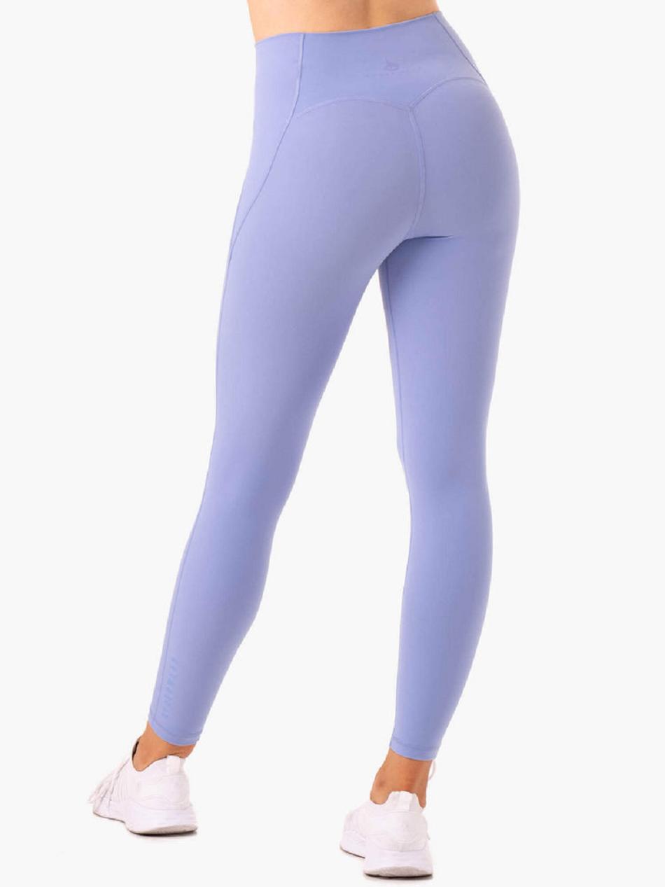 Purple Women\'s Ryderwear Sola High Waisted Leggings | OKT10426