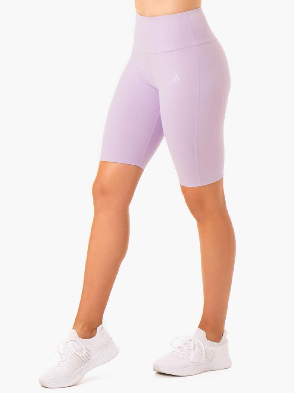 Purple Women's Ryderwear Staples Bike Shorts Scrunch Bum | 43ES85005