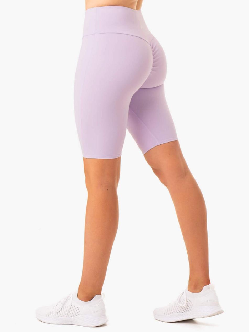 Purple Women\'s Ryderwear Staples Bike Shorts Scrunch Bum | 43ES85005