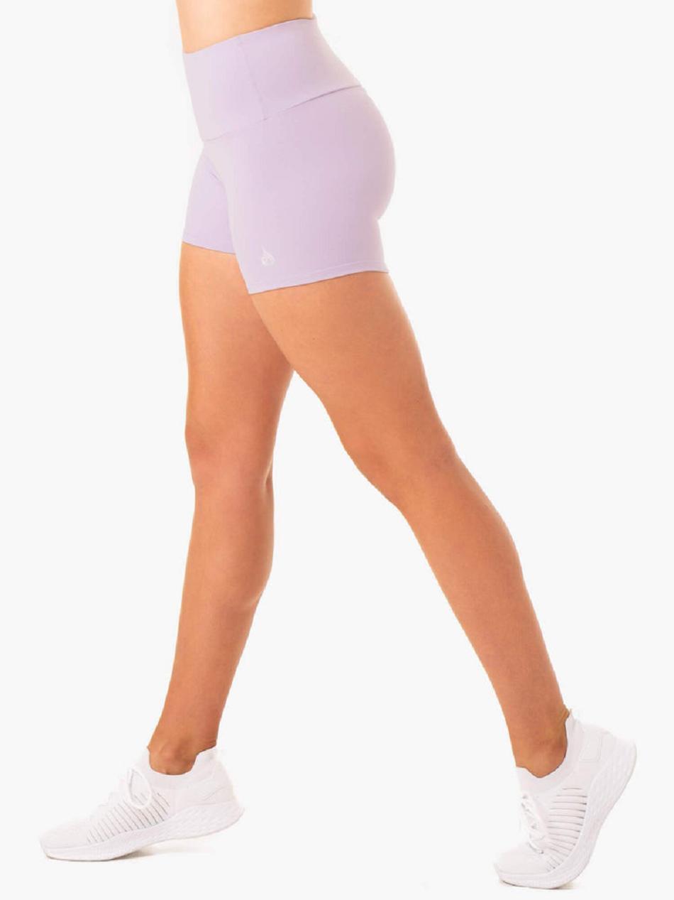 Purple Women's Ryderwear Staples Booty Shorts Scrunch Bum | FG40929