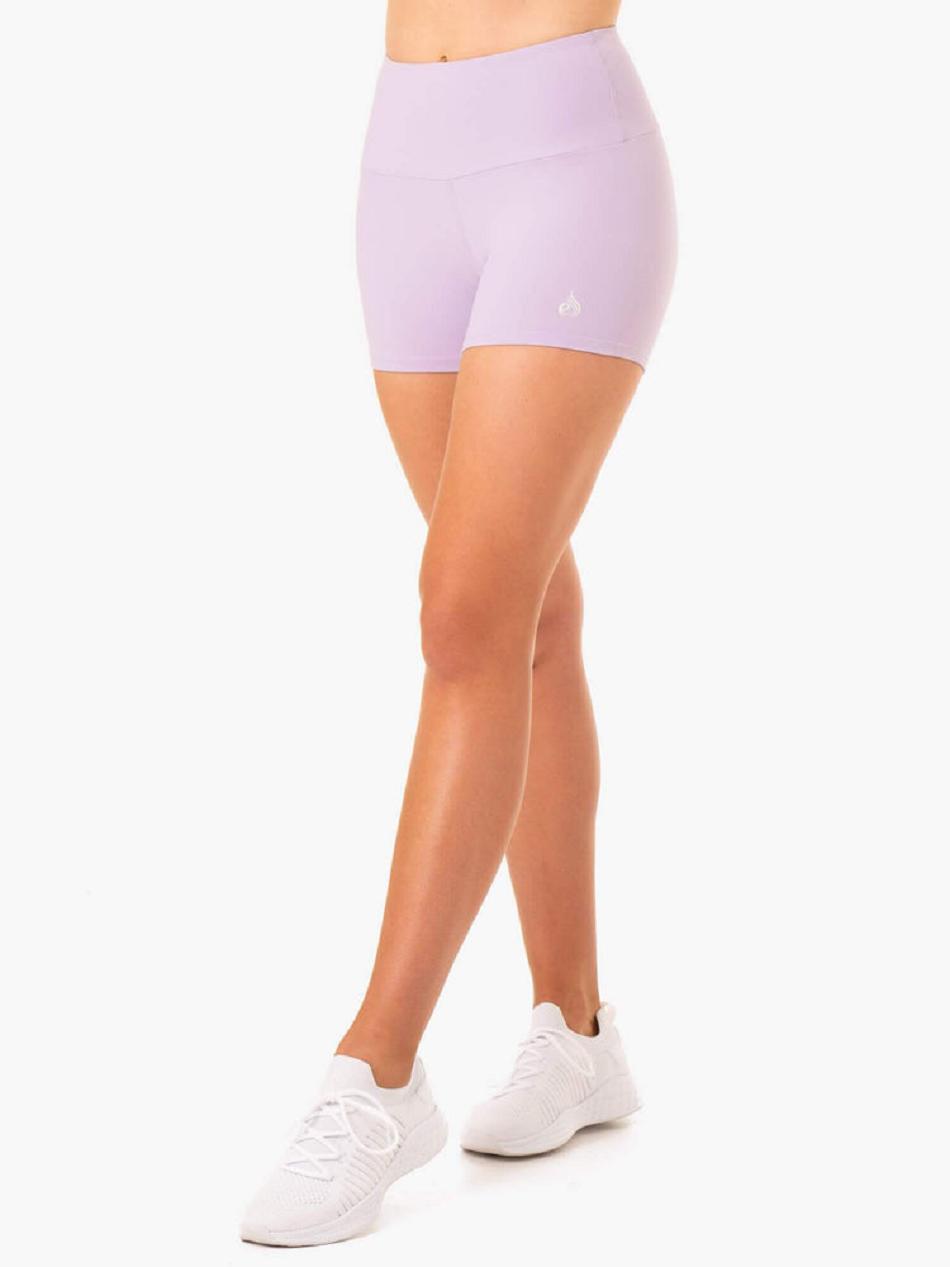 Purple Women\'s Ryderwear Staples Booty Shorts Scrunch Bum | FG40929