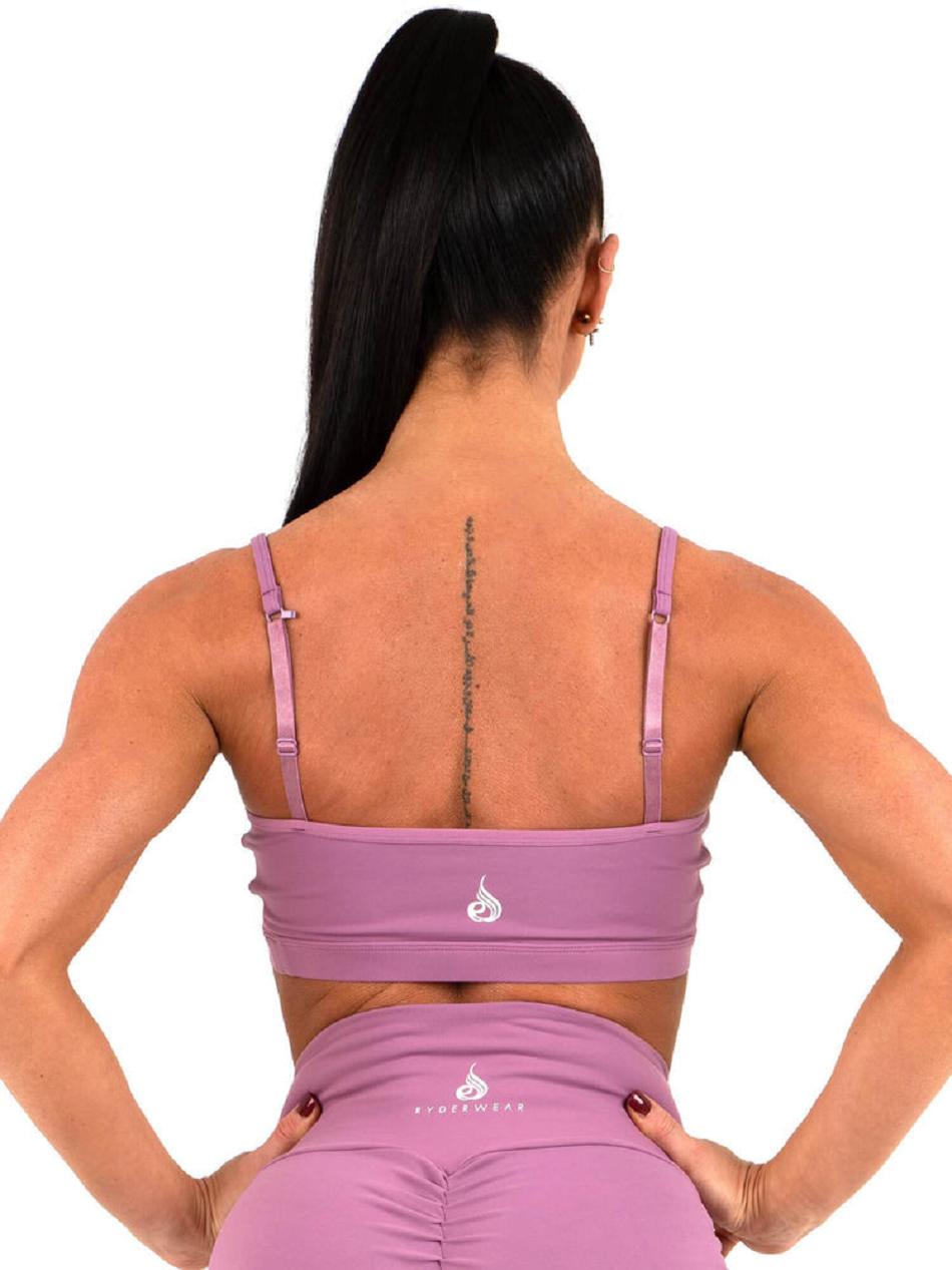 Purple Women's Ryderwear Staples Sports Bras | NG5522897