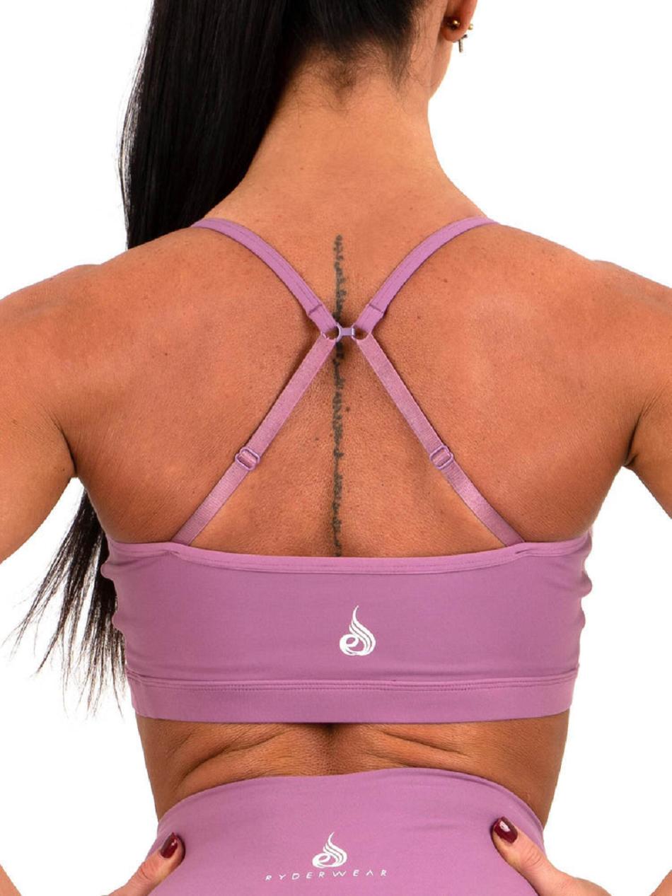 Purple Women's Ryderwear Staples Sports Bras | NG5522897