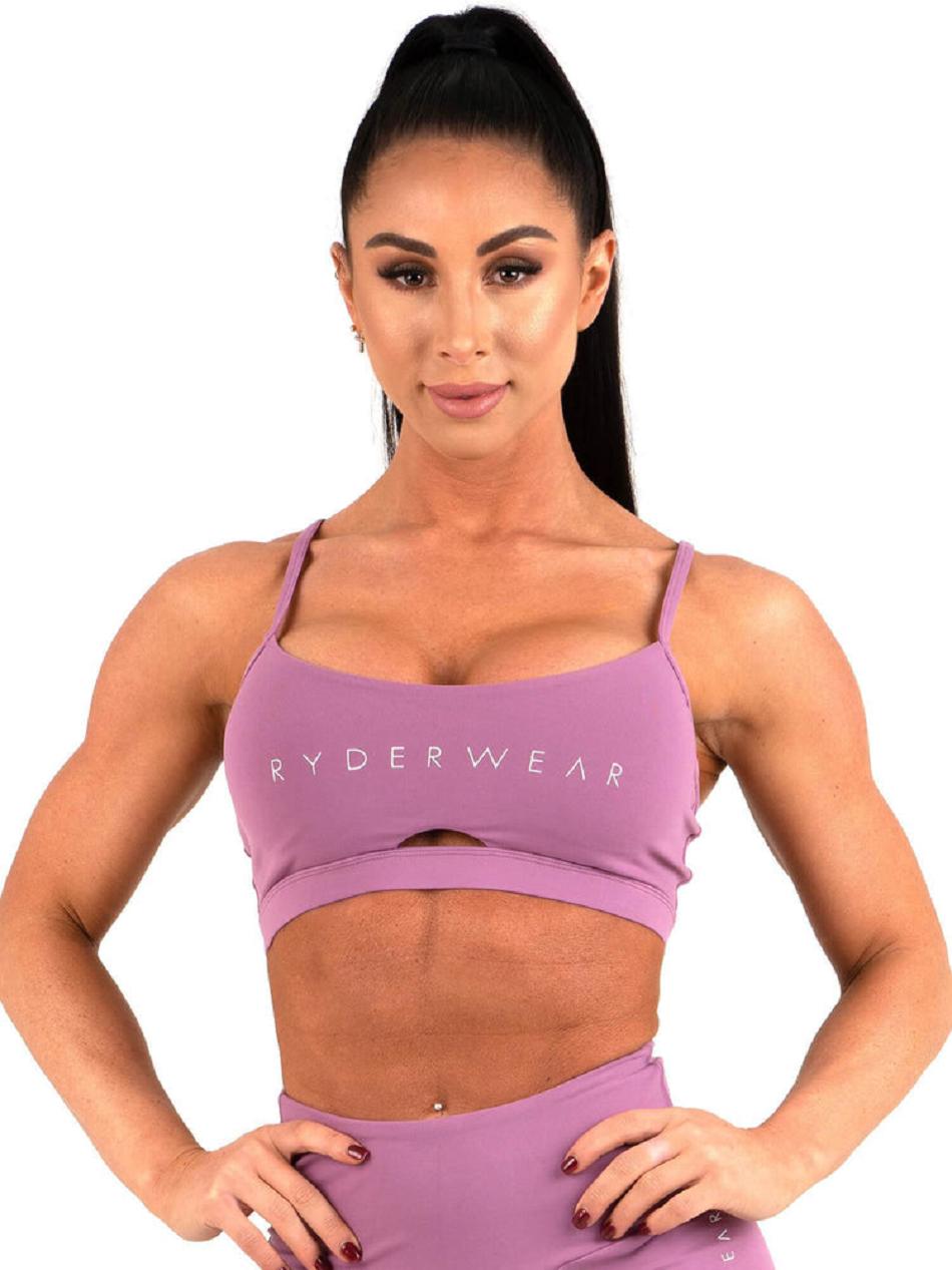 Purple Women\'s Ryderwear Staples Sports Bras | NG5522897