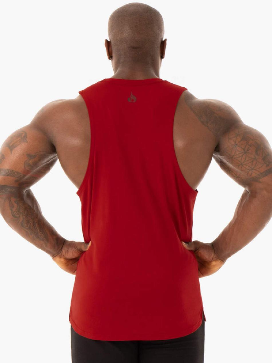 Red Men's Ryderwear Base Baller Tank Top | G5B23377