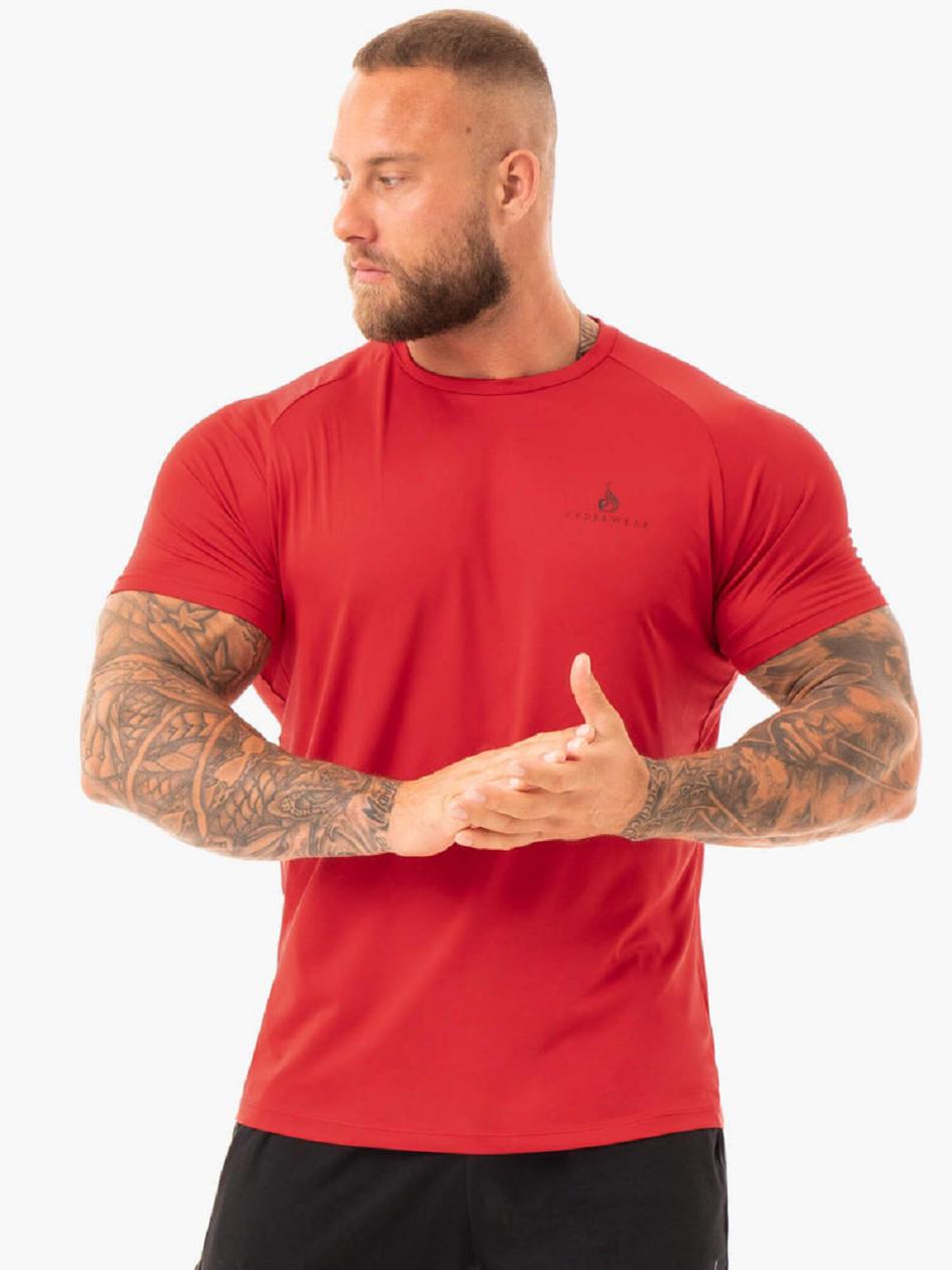 Red Men\'s Ryderwear Breeze T-Shirt Top | 88YF77037