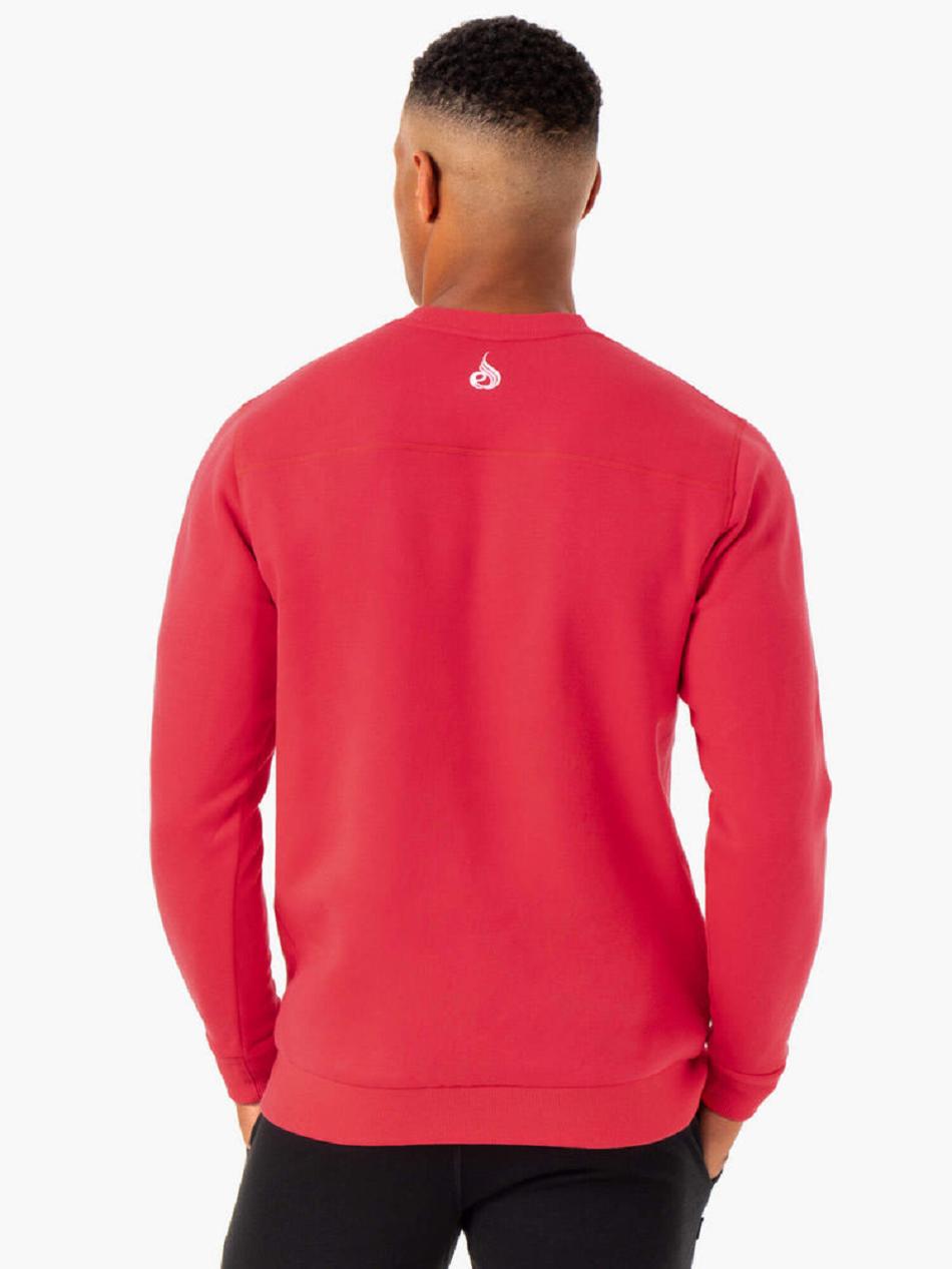 Red Men's Ryderwear Recharge Pullover Top | 65Y9043902