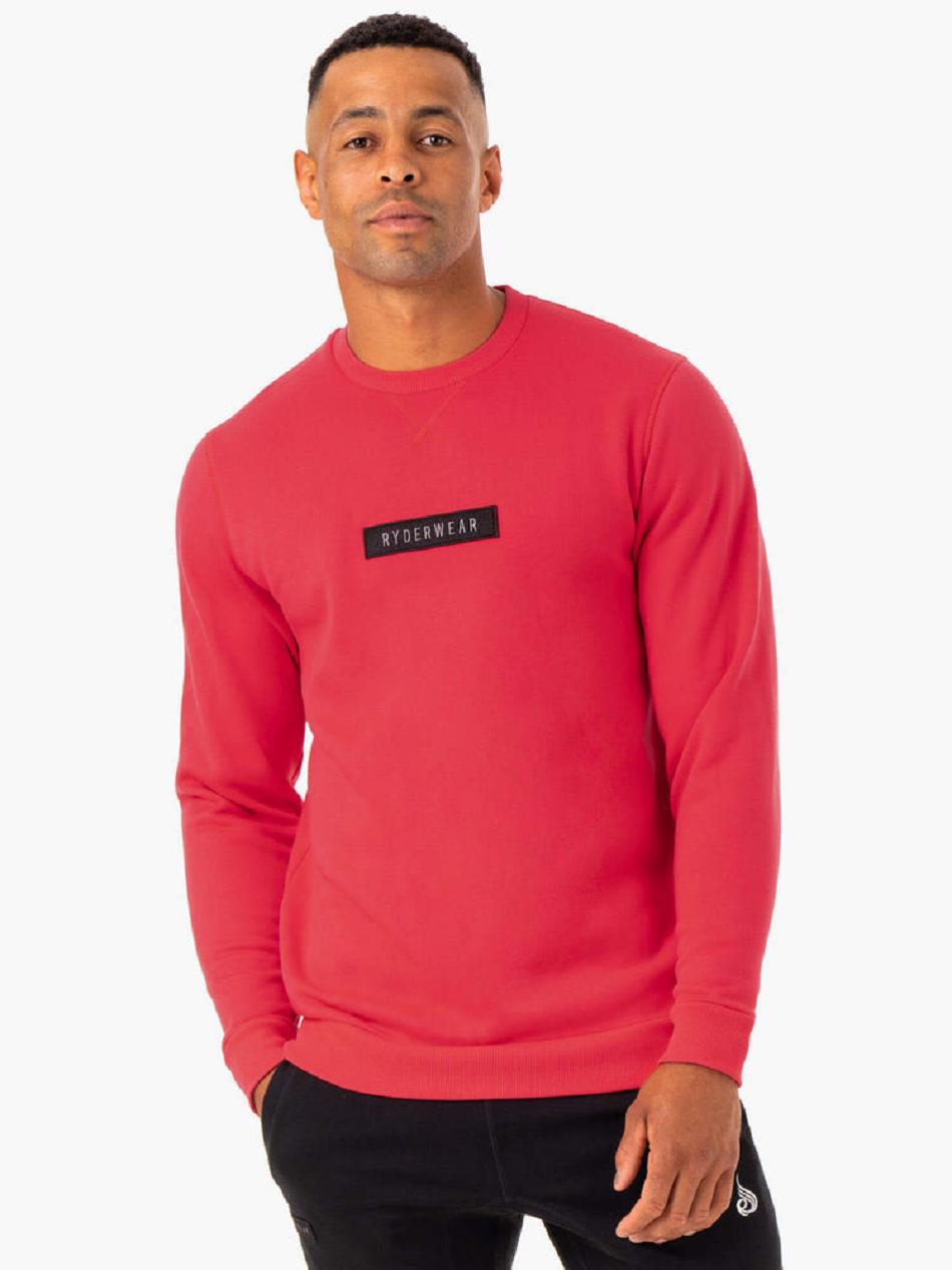 Red Men's Ryderwear Recharge Pullover Top | 65Y9043902