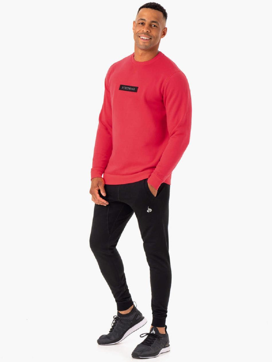 Red Men's Ryderwear Recharge Pullover Top | 65Y9043902