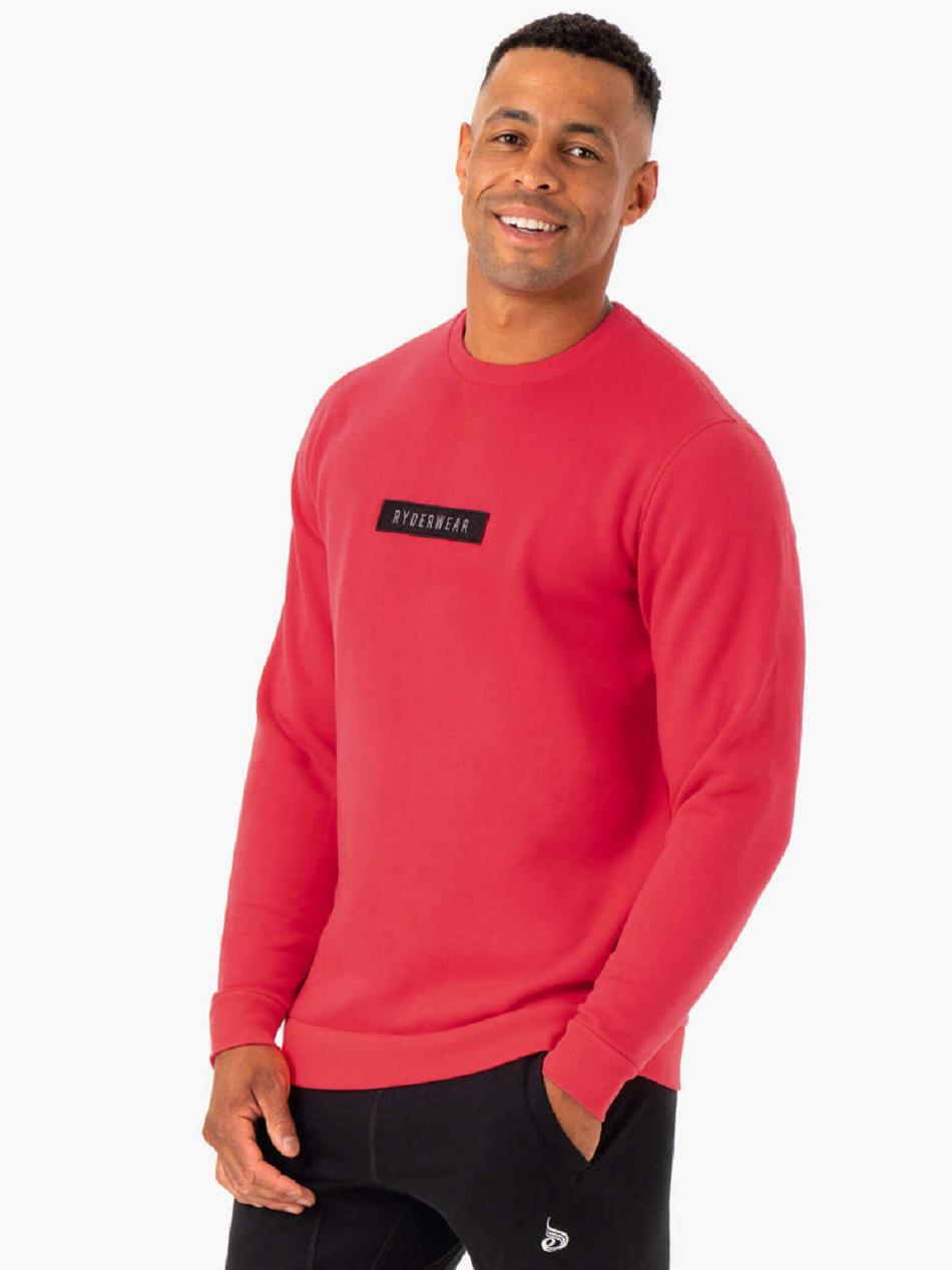 Red Men\'s Ryderwear Recharge Pullover Top | 65Y9043902