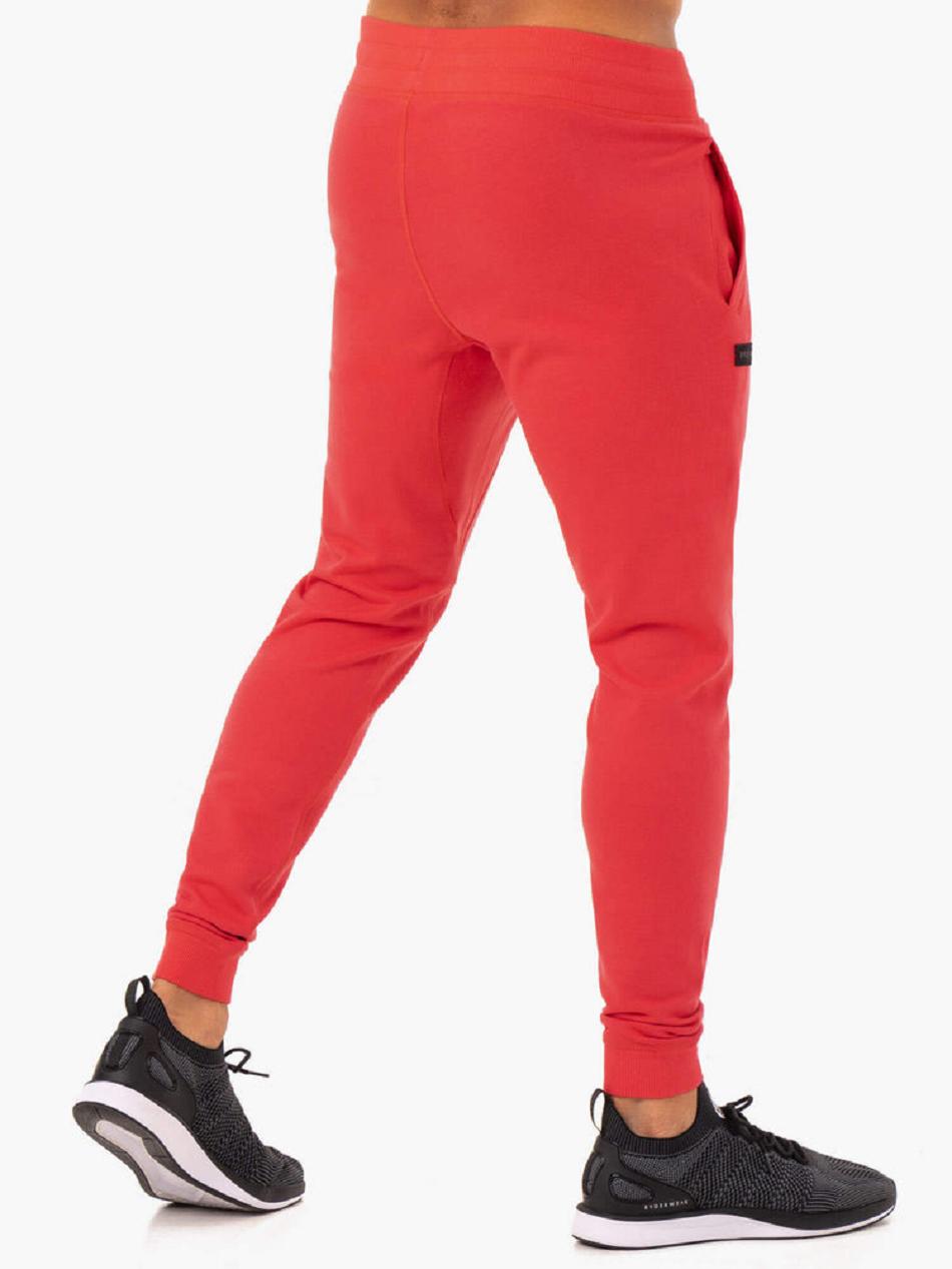 Red Men's Ryderwear Recharge Tapered Track Pants | 93RC40830