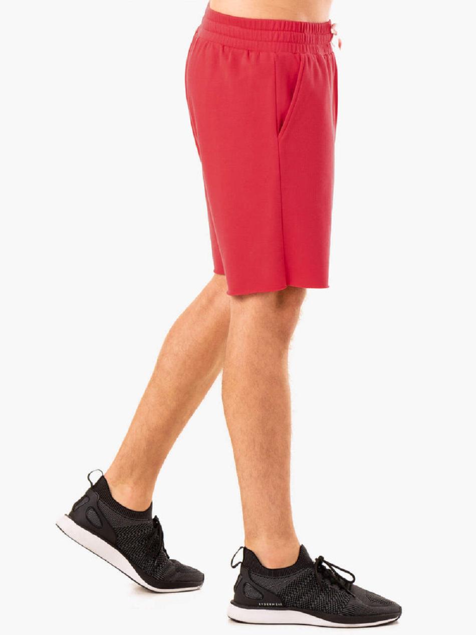 Red Men's Ryderwear Recharge Track Gym Shorts | OKT59033