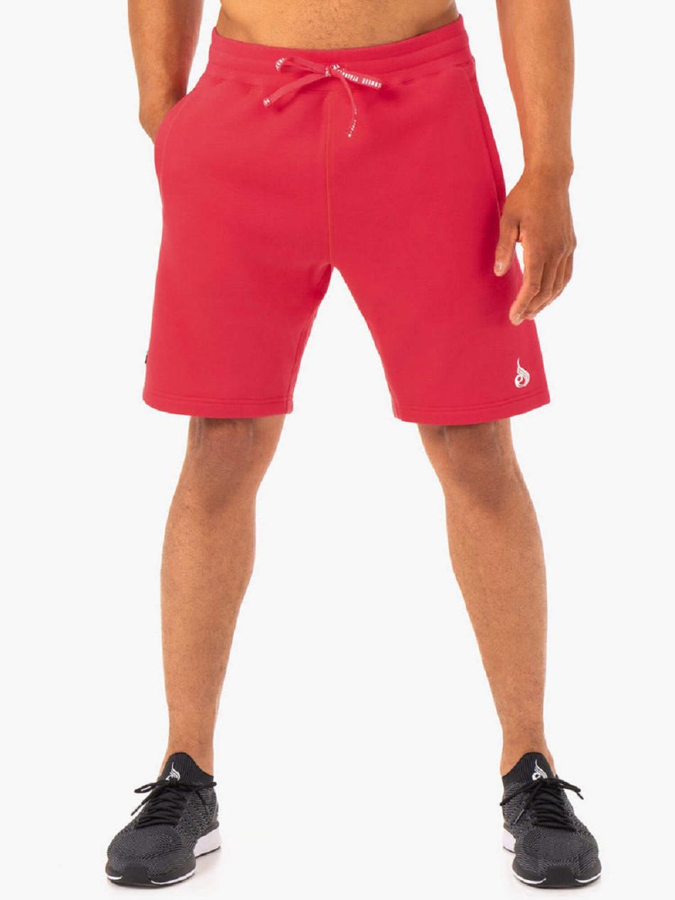 Red Men's Ryderwear Recharge Track Shorts | 93NG31218