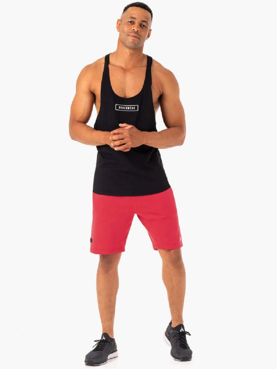 Red Men's Ryderwear Recharge Track Shorts | 93NG31218