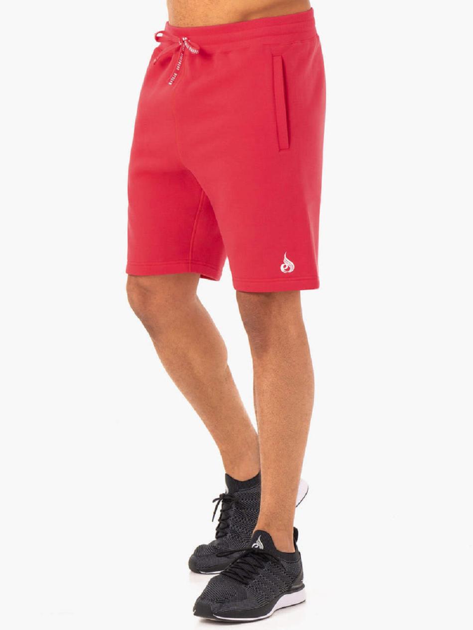 Red Men\'s Ryderwear Recharge Track Shorts | 93NG31218