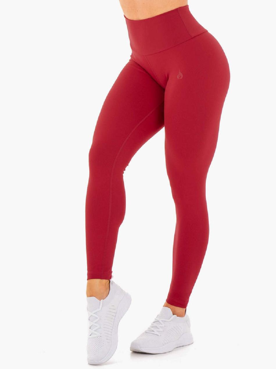 Red Women\'s Ryderwear Motion High Waisted Leggings | 46YR50063