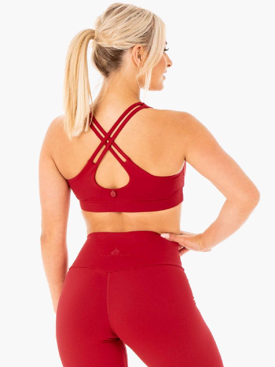 Red Women's Ryderwear Motion Sports Bras | 59JF82722